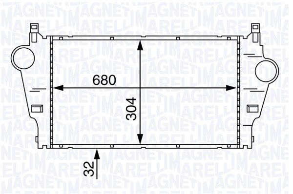 MAGNETI MARELLI Интеркулер 351319201890